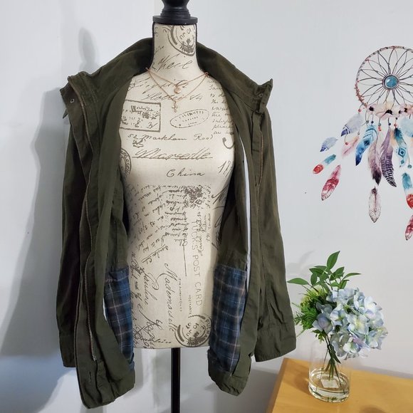 Christopher & Banks Jackets & Blazers - Christopher & Banks Olive Green Women's Jacket -XL